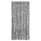 vidaXL Σήτα Εντόμων Γκρι/Μαύρη/Λευκή 90x220 εκ. από Σενίλ