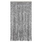 vidaXL Σήτα Εντόμων Γκρι/Μαύρη/Λευκή 100 x 230 εκ. από Σενίλ