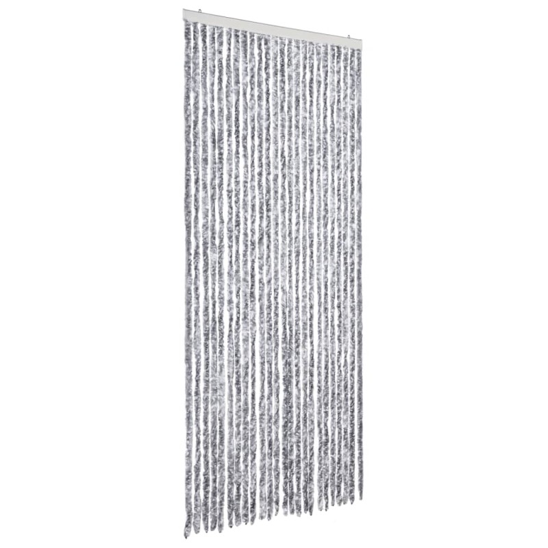 vidaXL Σήτα Εντόμων Λευκή / Γκρι 100 x 230 εκ. από Σενίλ