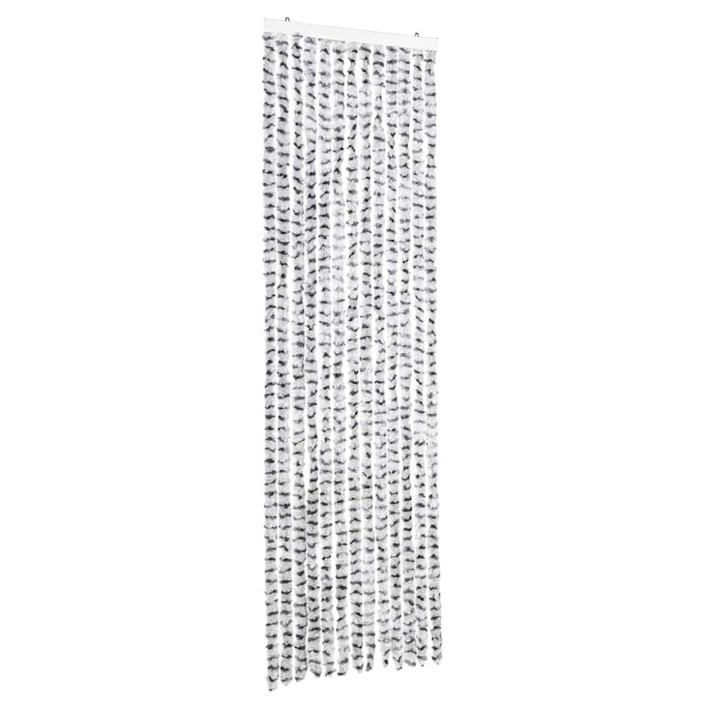 vidaXL Σήτα Εντόμων Ανοιχτό Γκρι / Σκούρο Γκρι 56 x 200 εκ. από Σενίλ