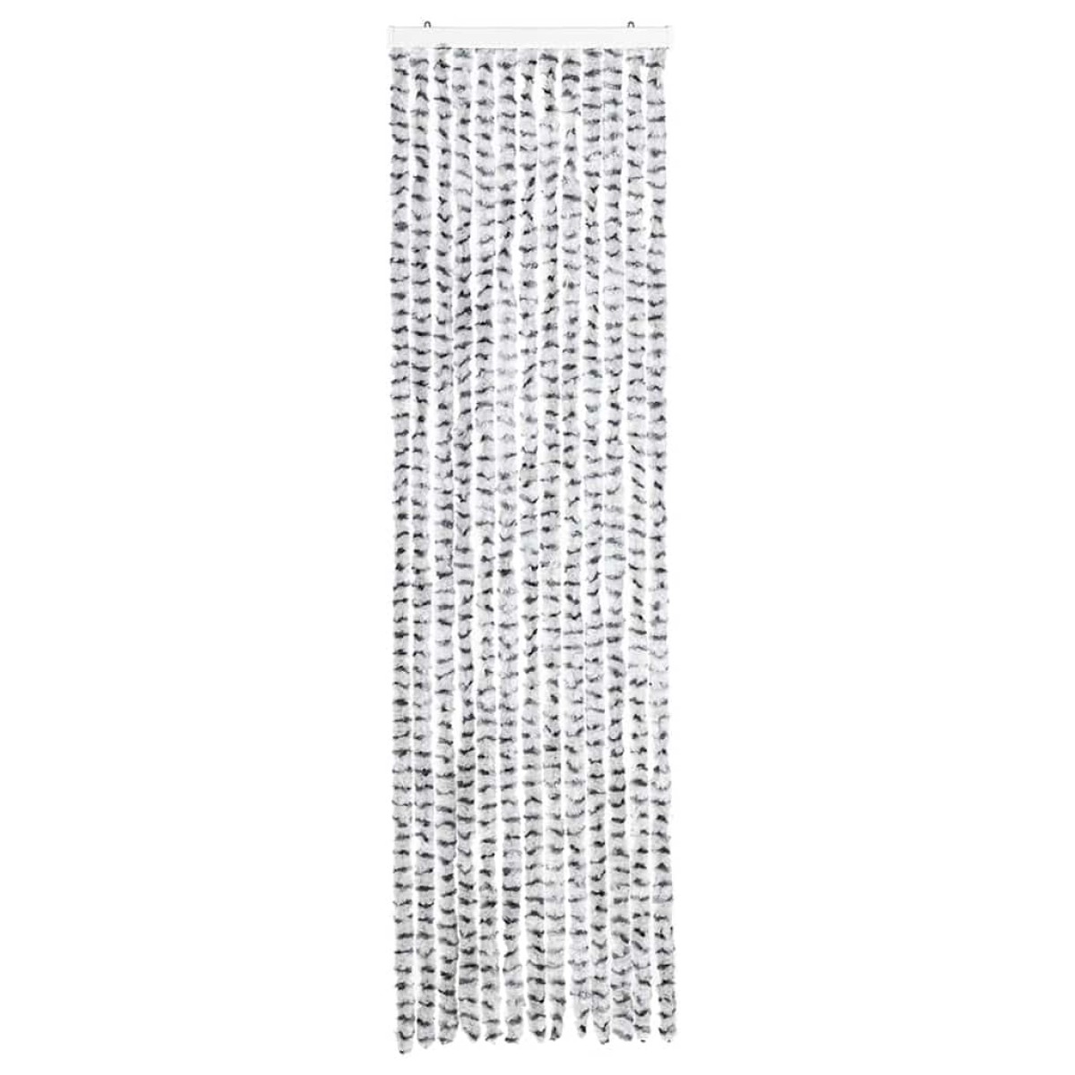 vidaXL Σήτα Εντόμων Ανοιχτό Γκρι / Σκούρο Γκρι 56 x 200 εκ. από Σενίλ