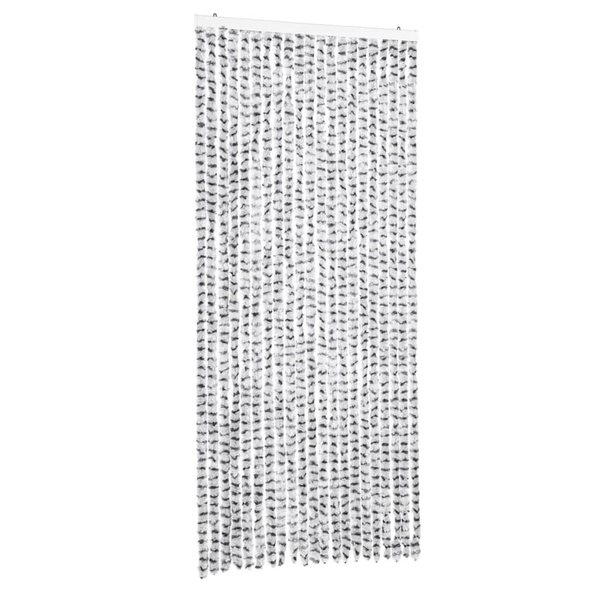 vidaXL Σήτα Εντόμων Ανοιχτό Γκρι / Σκούρο Γκρι 90 x 200 εκ. από Σενίλ