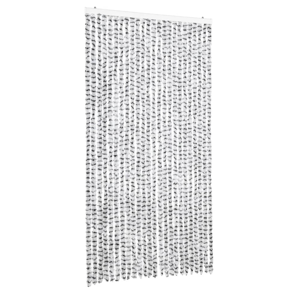 vidaXL Σήτα Εντόμων Ανοιχτό Γκρι / Σκούρο Γκρι 100 x 200 εκ. από Σενίλ