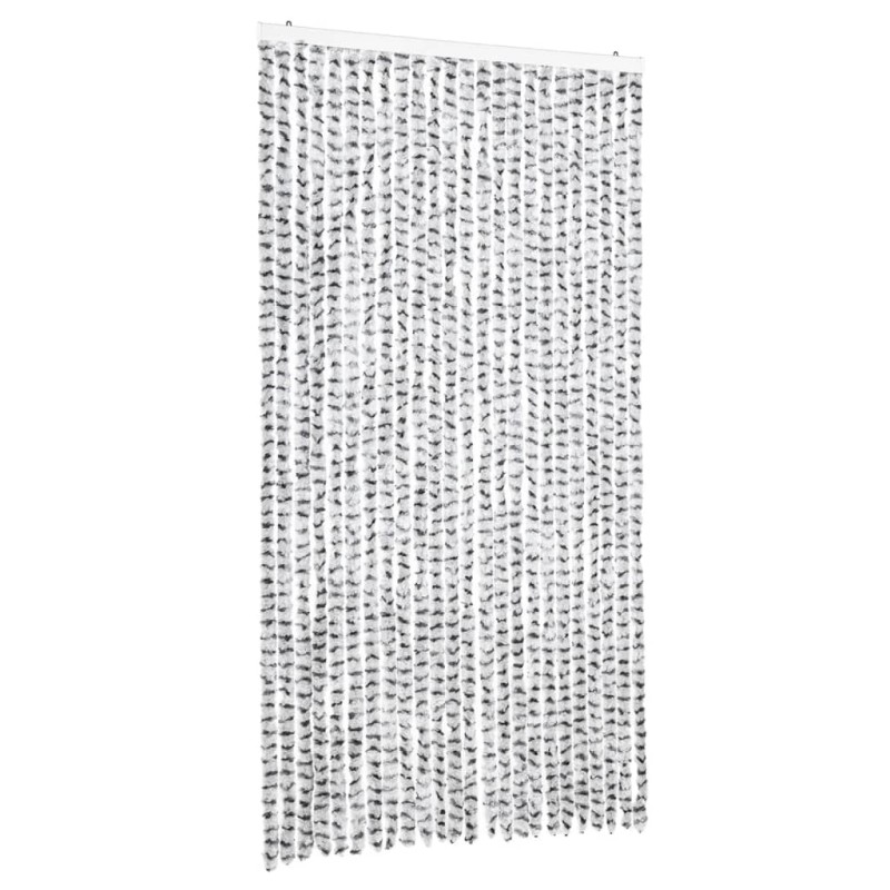 vidaXL Σήτα Εντόμων Ανοιχτό Γκρι / Σκούρο Γκρι 100 x 200 εκ. από Σενίλ
