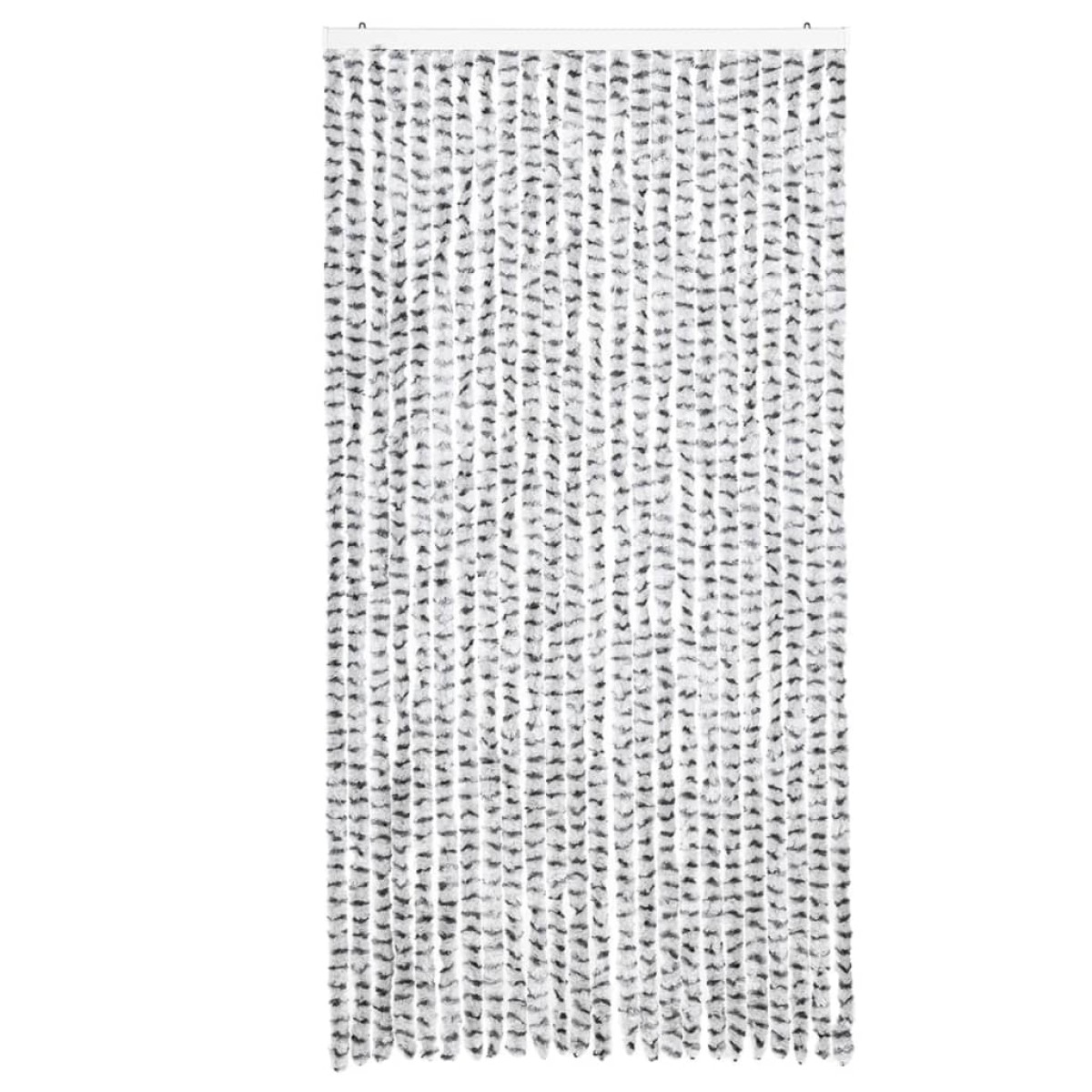 vidaXL Σήτα Εντόμων Ανοιχτό Γκρι / Σκούρο Γκρι 100 x 200 εκ. από Σενίλ