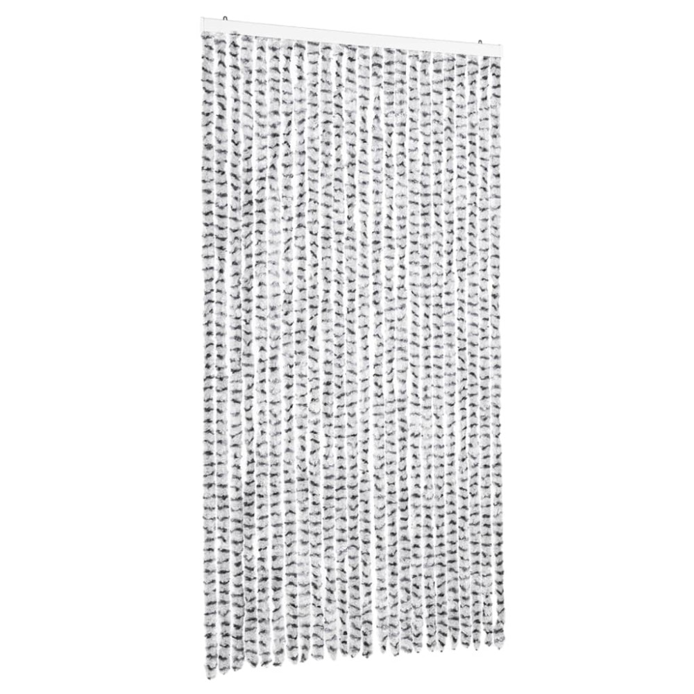 vidaXL Σήτα Εντόμων Ανοιχτό Γκρι / Σκούρο Γκρι 100 x 230 εκ. από Σενίλ
