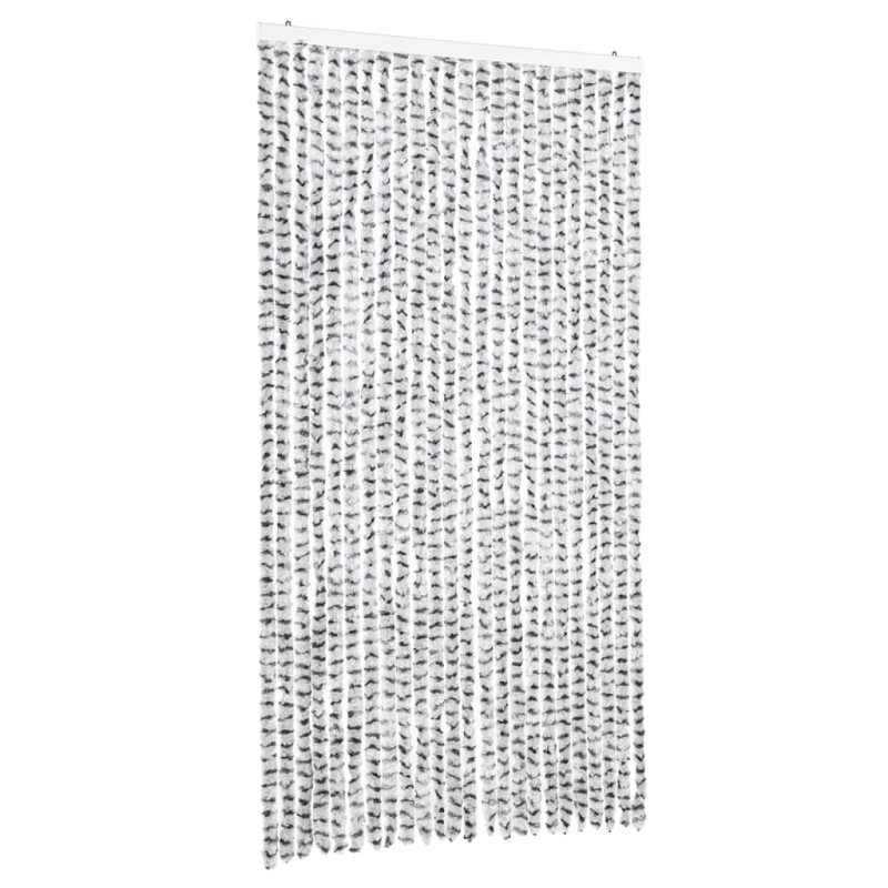 vidaXL Σήτα Εντόμων Ανοιχτό Γκρι / Σκούρο Γκρι 100 x 230 εκ. από Σενίλ