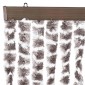 vidaXL Σήτα Εντόμων Taupe / Λευκό 56 x 200 εκ. από Σενίλ