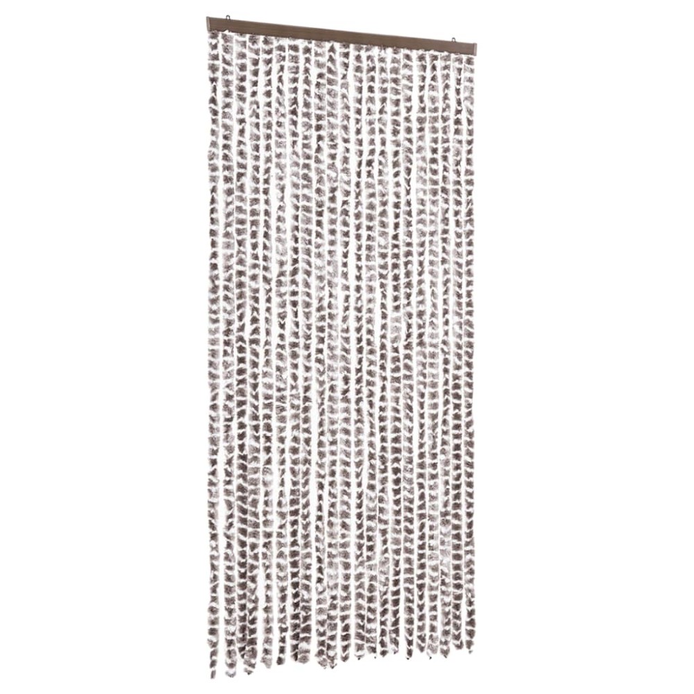 vidaXL Σήτα Εντόμων Taupe / Λευκό 90 x 200 εκ. από Σενίλ