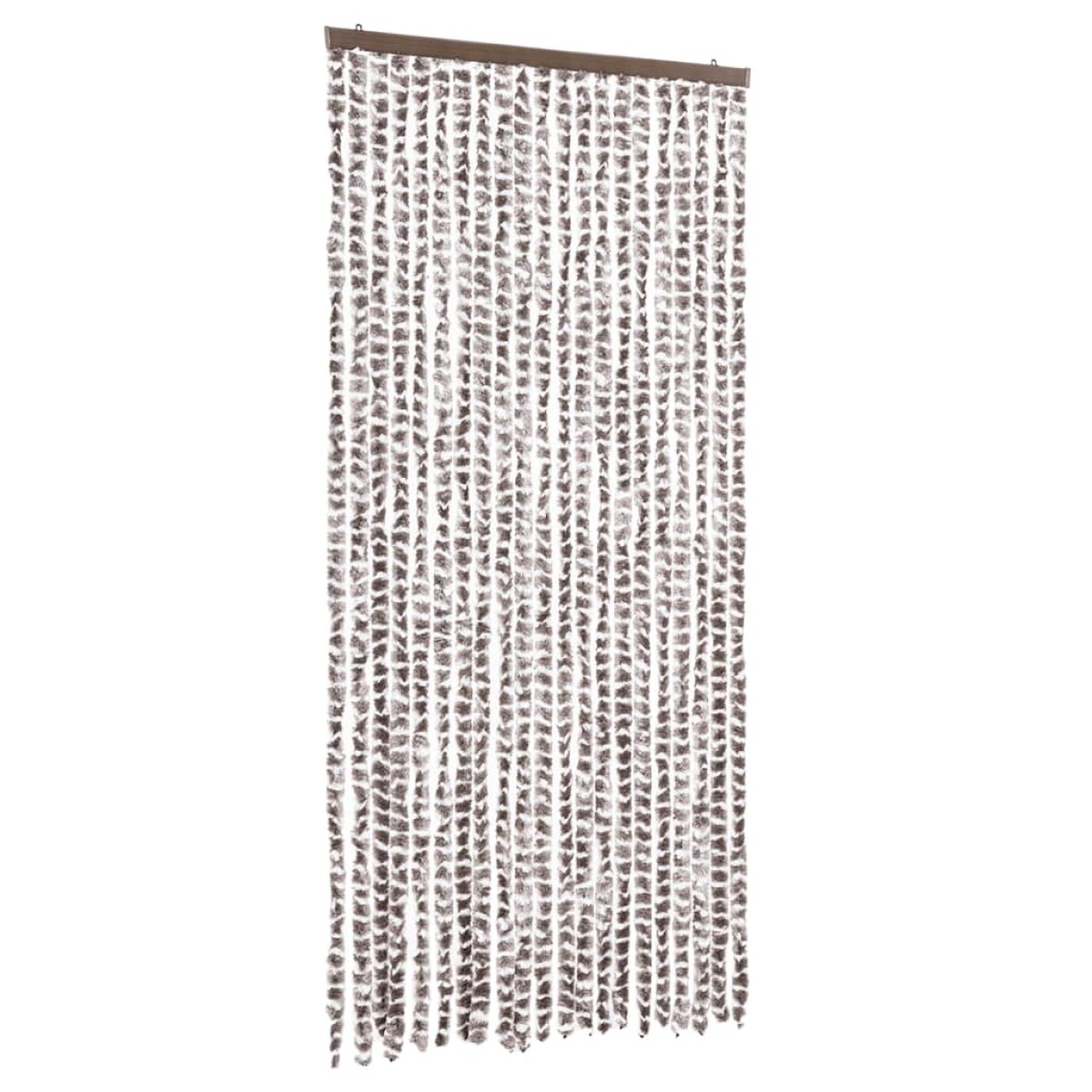 vidaXL Σήτα Εντόμων Taupe / Λευκό 90 x 200 εκ. από Σενίλ