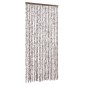 vidaXL Σήτα Εντόμων Taupe / Λευκό 90 x 200 εκ. από Σενίλ