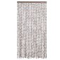 vidaXL Σήτα Εντόμων Taupe / Λευκό 100 x 230 εκ. από Σενίλ