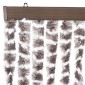 vidaXL Σήτα Εντόμων Taupe / Λευκό 100 x 230 εκ. από Σενίλ