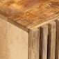 vidaXL Κομοδίνα 2 τεμ. 40 x 34 x 46 εκ. Ακατέργαστο Μασίφ Ξύλο Μάνγκο