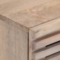 vidaXL Κομοδίνο 40 x 34 x 46 εκ. από Μασίφ Ξεβαμμένο Ξύλο Μάνγκο