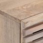 vidaXL Κομοδίνα 2 τεμ. 40x34x46 εκ. από Μασίφ Ξεβαμμένο Ξύλο Μάνγκο