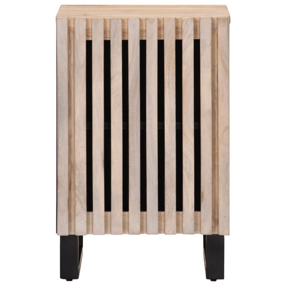 vidaXL Ντουλάπι Μπάνιου 38x34x58 εκ. από Μασίφ Ξύλο Μάνγκο