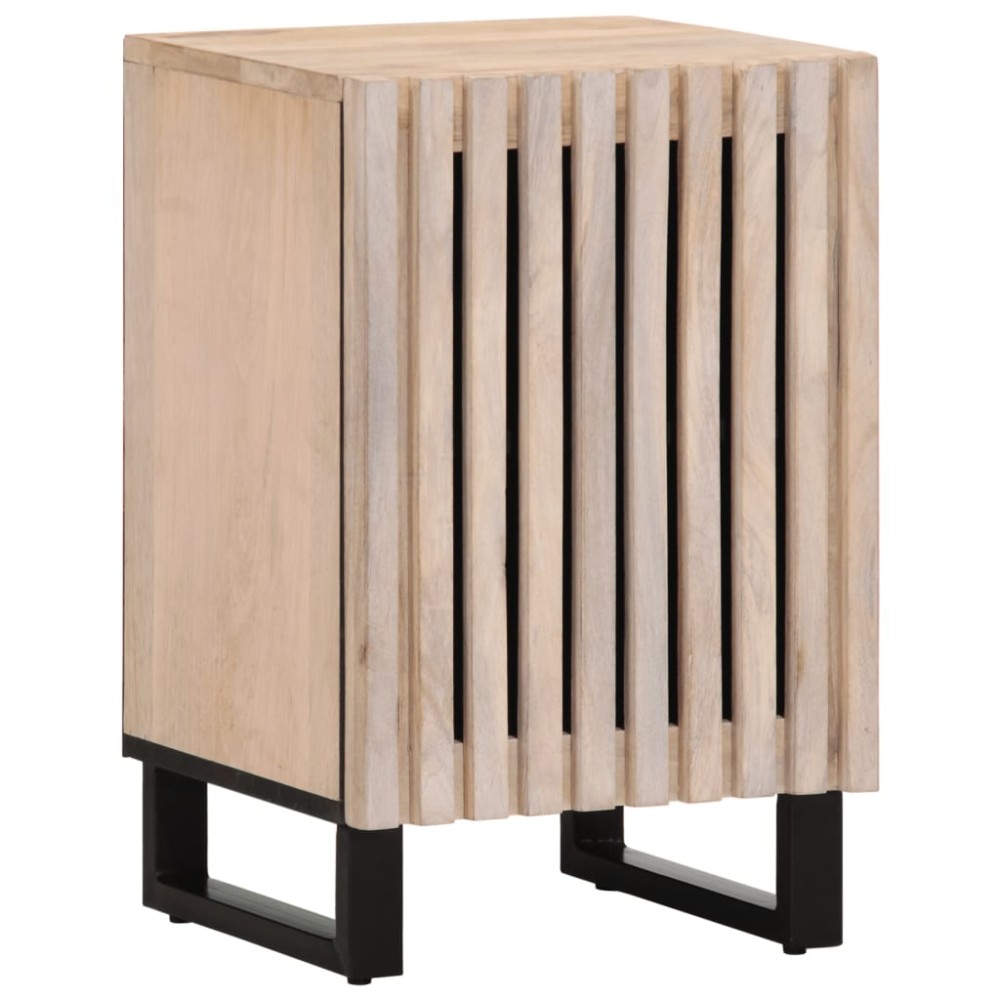 vidaXL Ντουλάπι Μπάνιου 38x34x58 εκ. από Μασίφ Ξύλο Μάνγκο