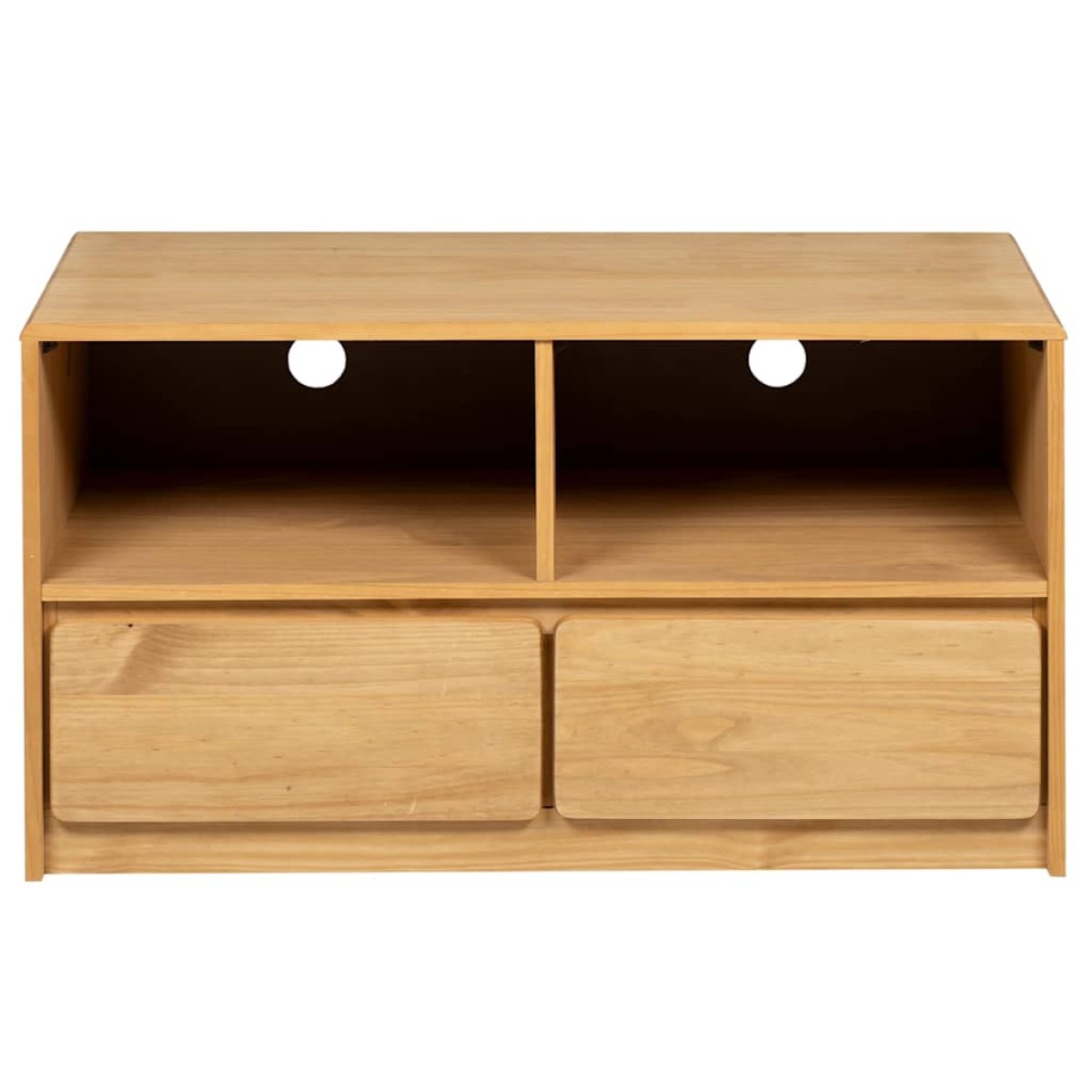 vidaXL Έπιπλο Τηλεόρασης SAUDA Χρώμα Δρυός 99x43x55 εκ. Μασίφ Πεύκο