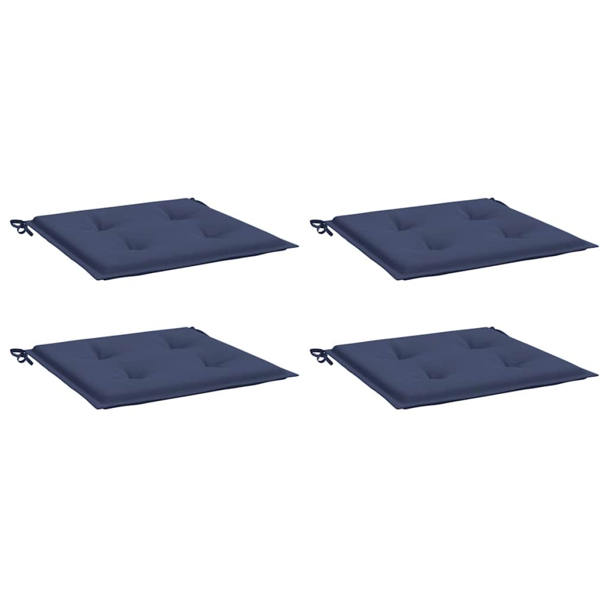 vidaXL Μαξιλάρια Παλέτας 4 τεμ. Ναυτικό Μπλε 40x40x4 εκ. Ύφασμα Oxford