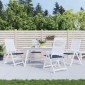 vidaXL Μαξιλάρια Παλέτας 4 τεμ. Ναυτικό Μπλε 40x40x4 εκ. Ύφασμα Oxford