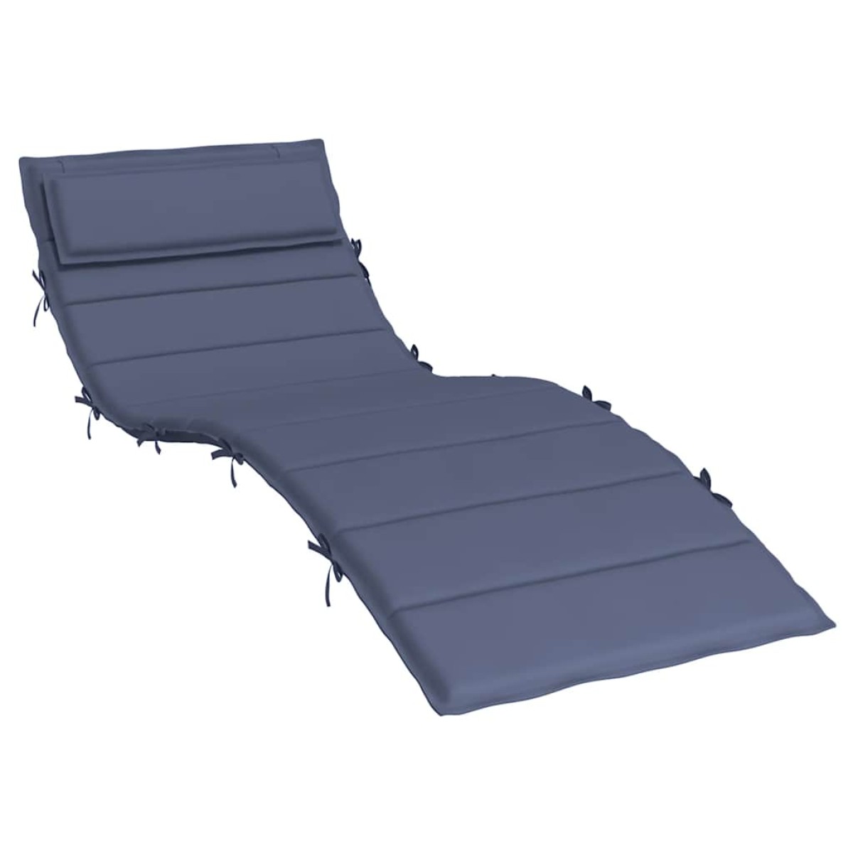 vidaXL Μαξιλάρι Ξαπλώστρας Ναυτικό Μπλε 180x60x4 εκ. από Ύφασμα Oxford