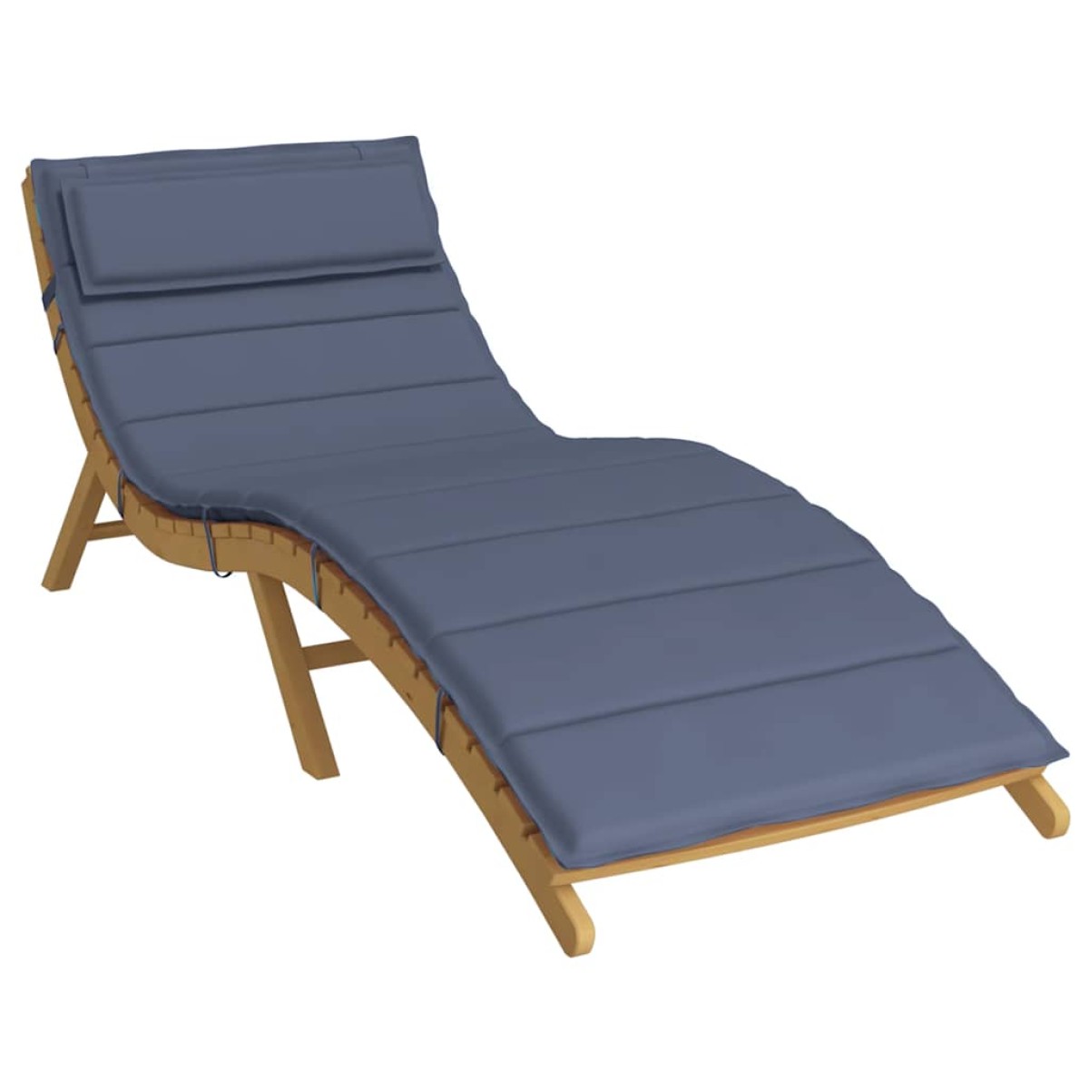 vidaXL Μαξιλάρι Ξαπλώστρας Ναυτικό Μπλε 180x60x4 εκ. από Ύφασμα Oxford