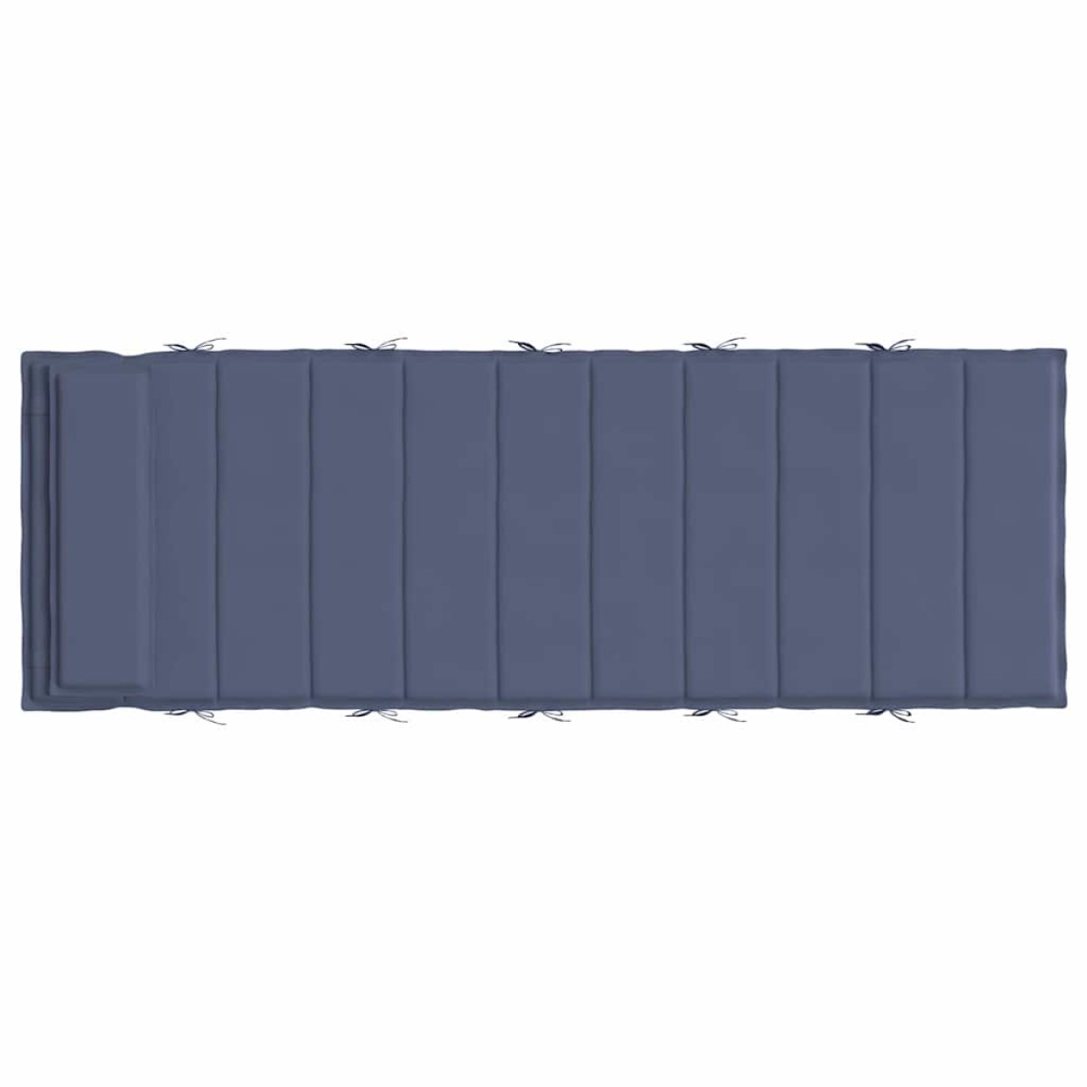 vidaXL Μαξιλάρι Ξαπλώστρας Ναυτικό Μπλε 180x60x4 εκ. από Ύφασμα Oxford