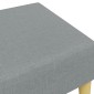 vidaXL Υποπόδιο Ανοιχτό Γκρι 77x55x31 εκ. Υφασμάτινο