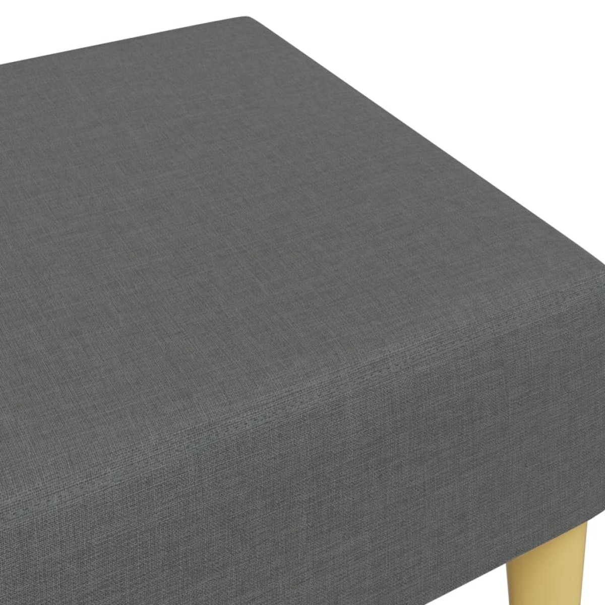 vidaXL Υποπόδιο Σκούρο Γκρι 77x55x31 εκ. Υφασμάτινο