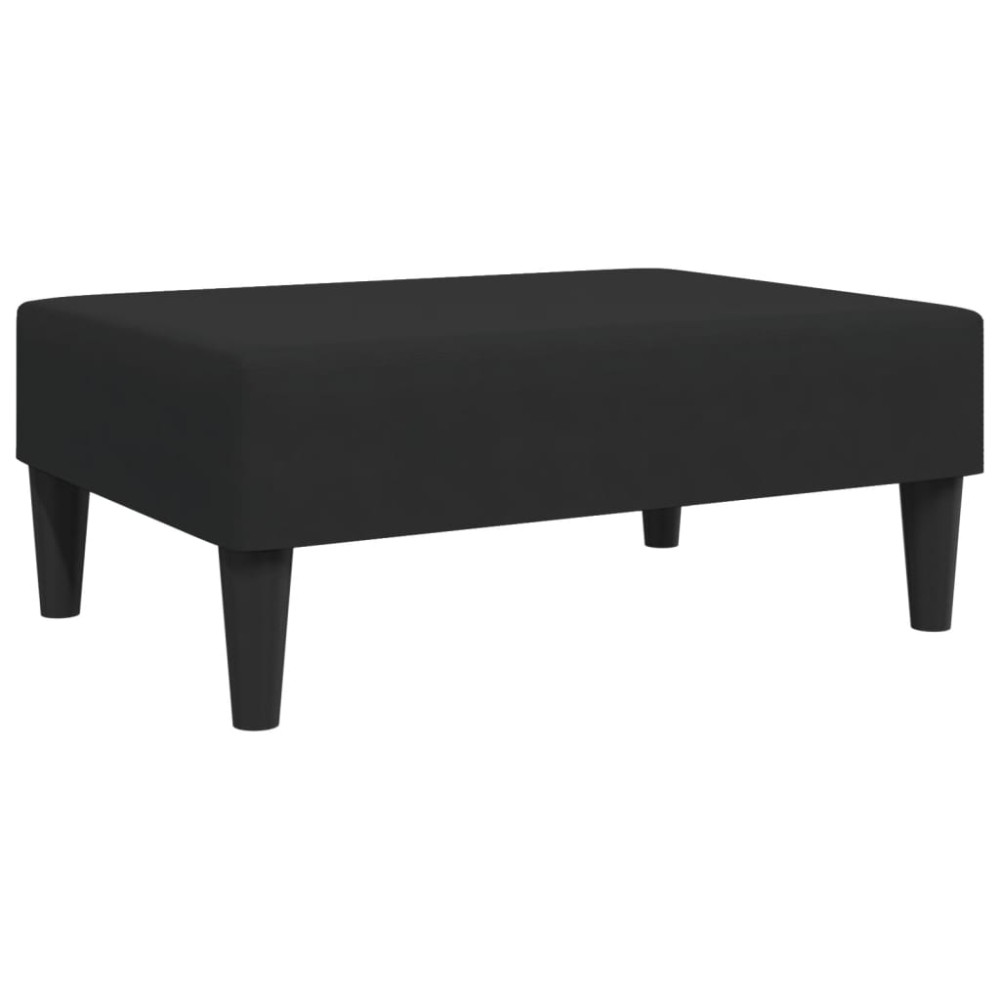 vidaXL Υποπόδιο Μαύρο 77x55x31 εκ. Βελούδινο