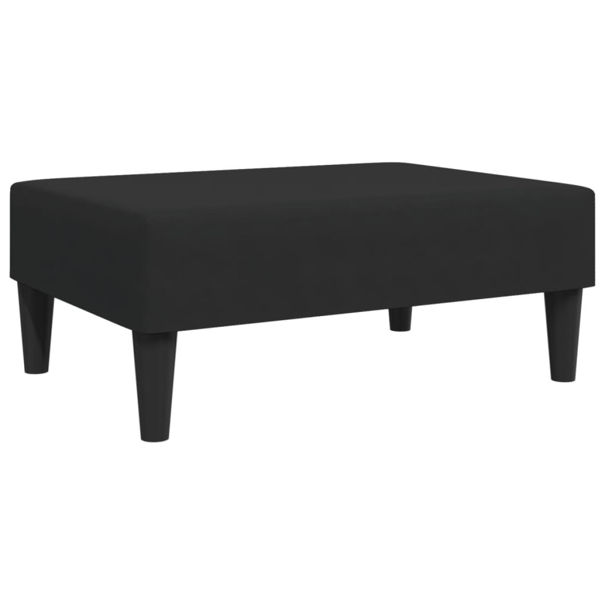 vidaXL Υποπόδιο Μαύρο 77x55x31 εκ. Βελούδινο