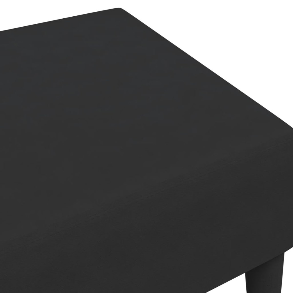 vidaXL Υποπόδιο Μαύρο 77x55x31 εκ. Βελούδινο