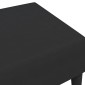 vidaXL Υποπόδιο Μαύρο 77x55x31 εκ. Βελούδινο
