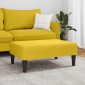 vidaXL Σκαμπό/Υποπόδιο Κίτρινο 77x55x31 εκ. Βελούδινο