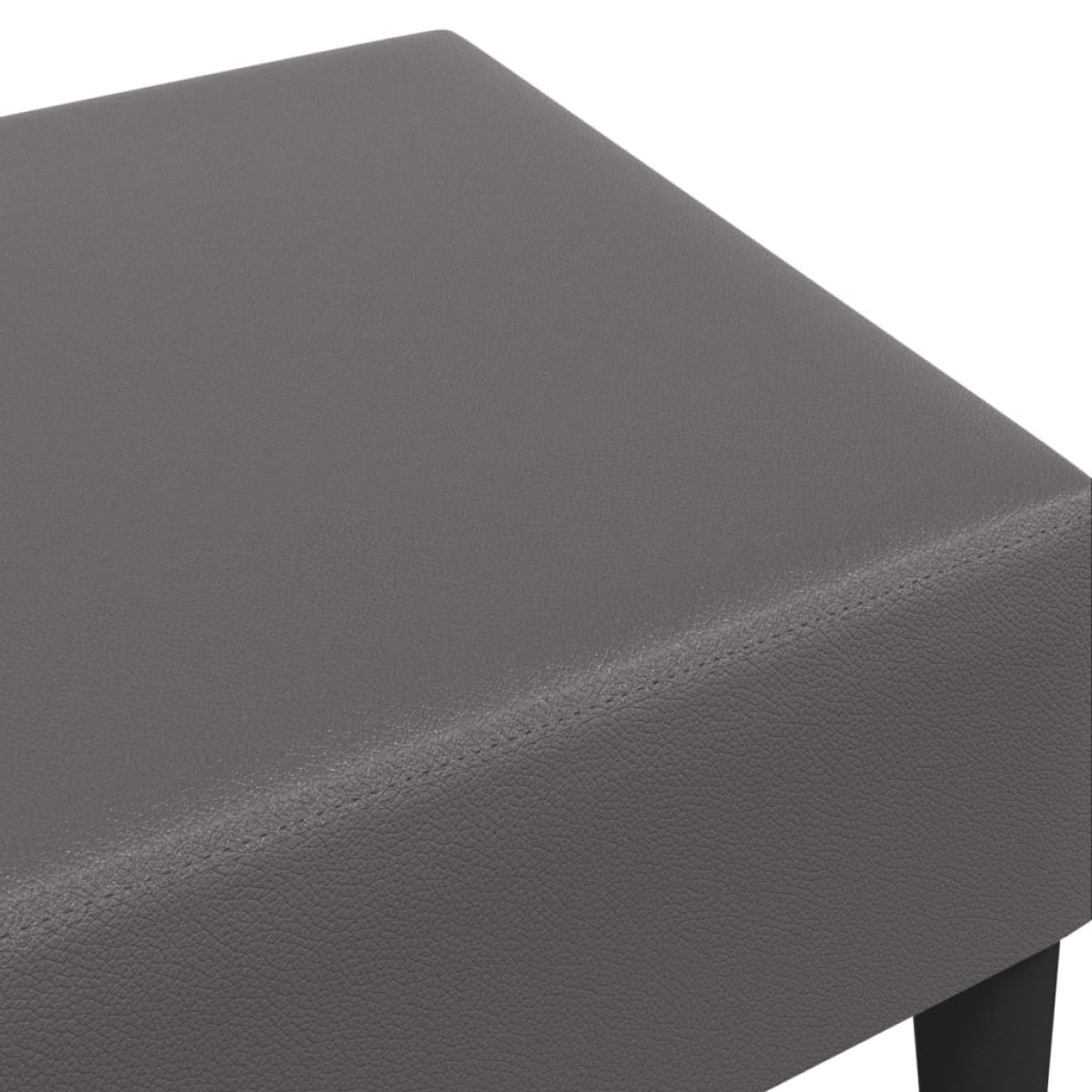vidaXL Υποπόδιο Γκρι 77x55x31 εκ. από Συνθετικό Δέρμα
