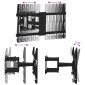 vidaXL Βάση Τηλεόρασης Επιτοίχια για 37-80Ιν Max VESA 600x400χιλ. 40κ.