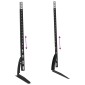 vidaXL Βάσεις Τηλεόρασης 2Τεμ Τροχούς 37-75 Max VESA 600x400χιλ. 45κ.
