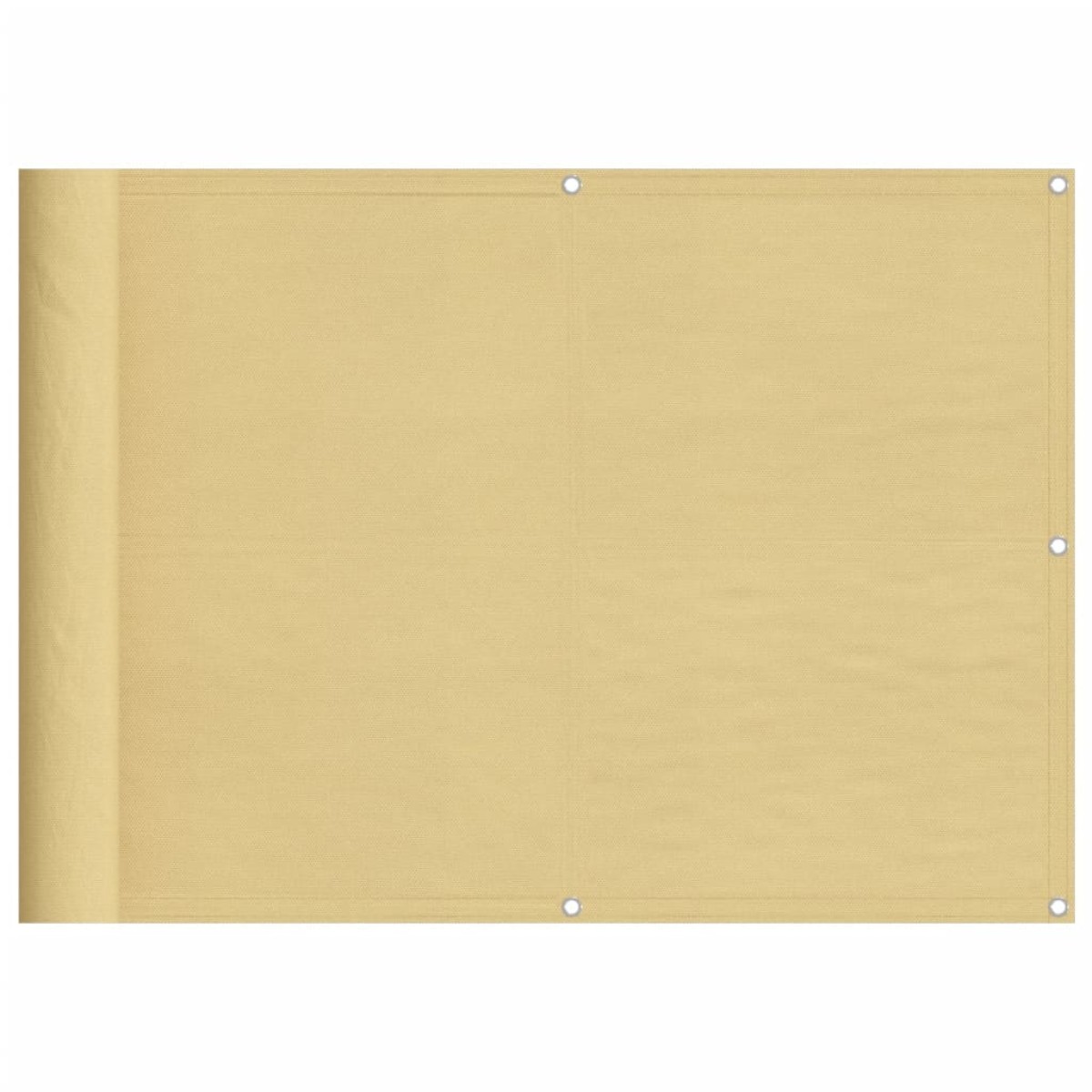 vidaXL Διαχωριστικό Βεράντας Άμμου 75x300εκ 100% Πολ. Ύφασμα Oxford