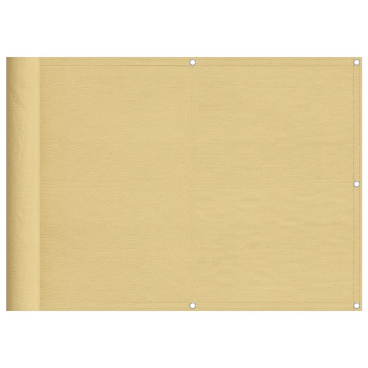 vidaXL Διαχωριστικό Βεράντας Άμμου 75x500εκ 100% Πολ. Ύφασμα Oxford