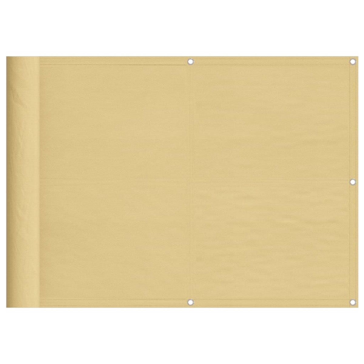 vidaXL Διαχωριστικό Βεράντας Άμμου 75x600εκ 100% Πολ. Ύφασμα Oxford