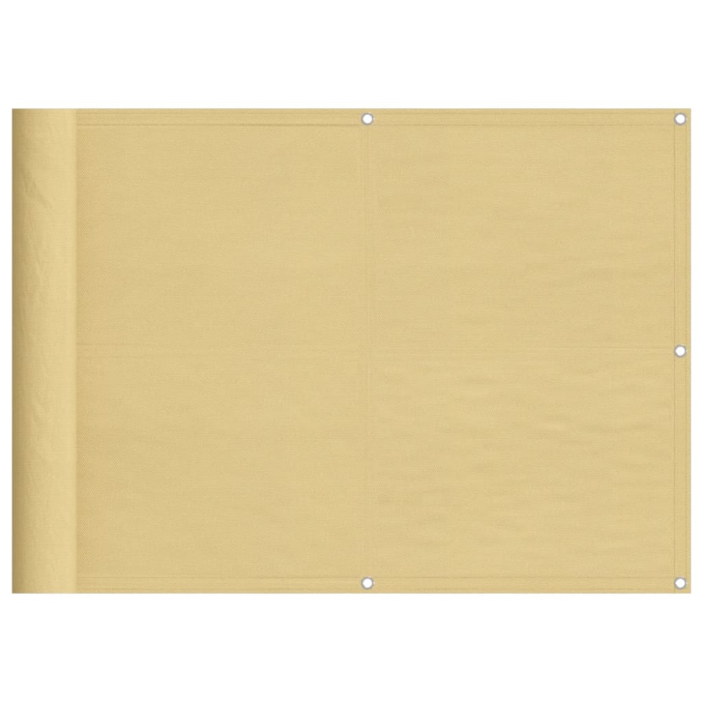 vidaXL Διαχωριστικό Βεράντας Άμμου 75x800εκ 100% Πολ. Ύφασμα Oxford