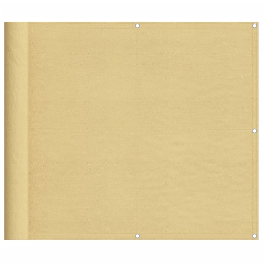 vidaXL Διαχωριστικό Βεράντας Άμμου 90x400εκ 100% Πολ. Ύφασμα Oxford