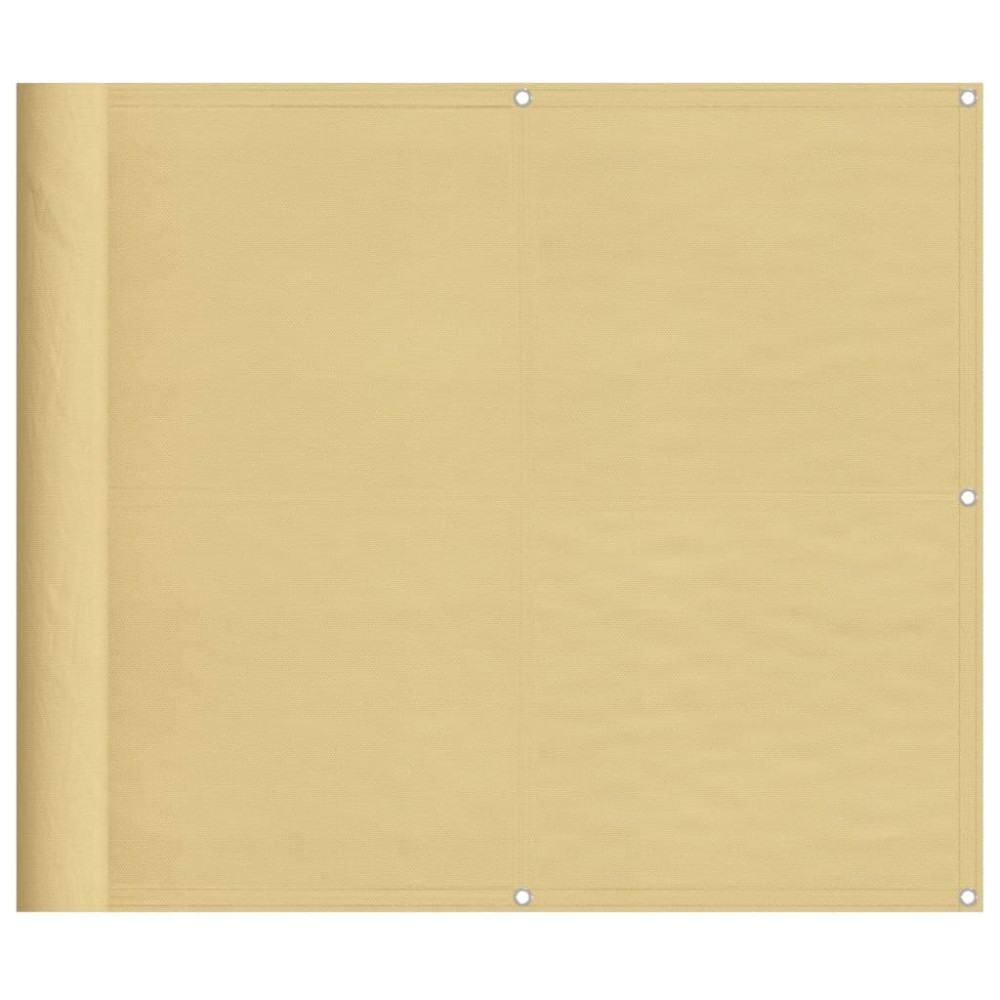 vidaXL Διαχωριστικό Βεράντας Άμμου 90x800εκ 100% Πολ. Ύφασμα Oxford
