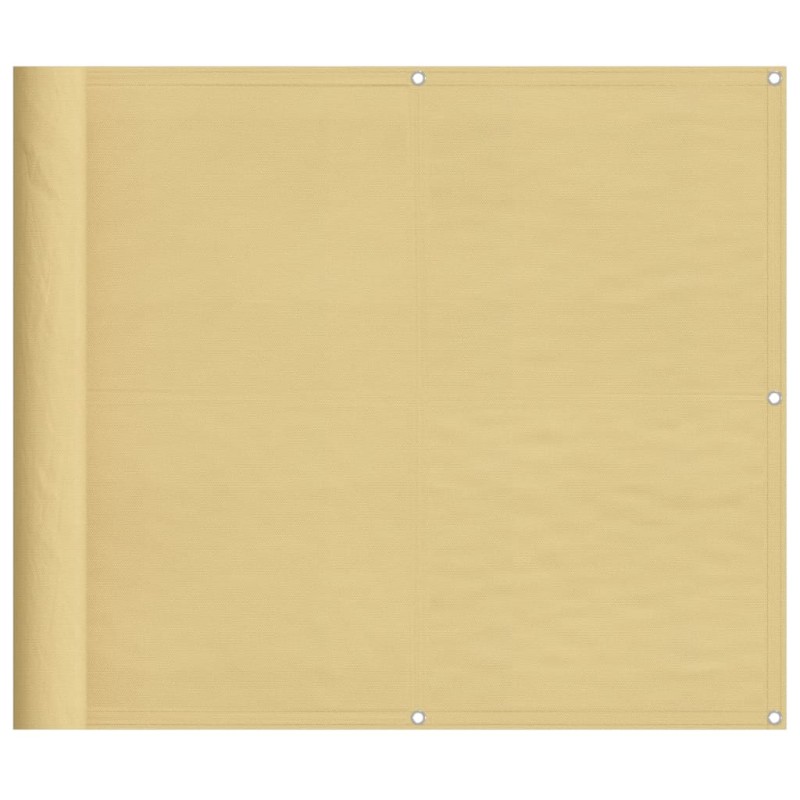 vidaXL Διαχωριστικό Βεράντας Άμμου 90x800εκ 100% Πολ. Ύφασμα Oxford