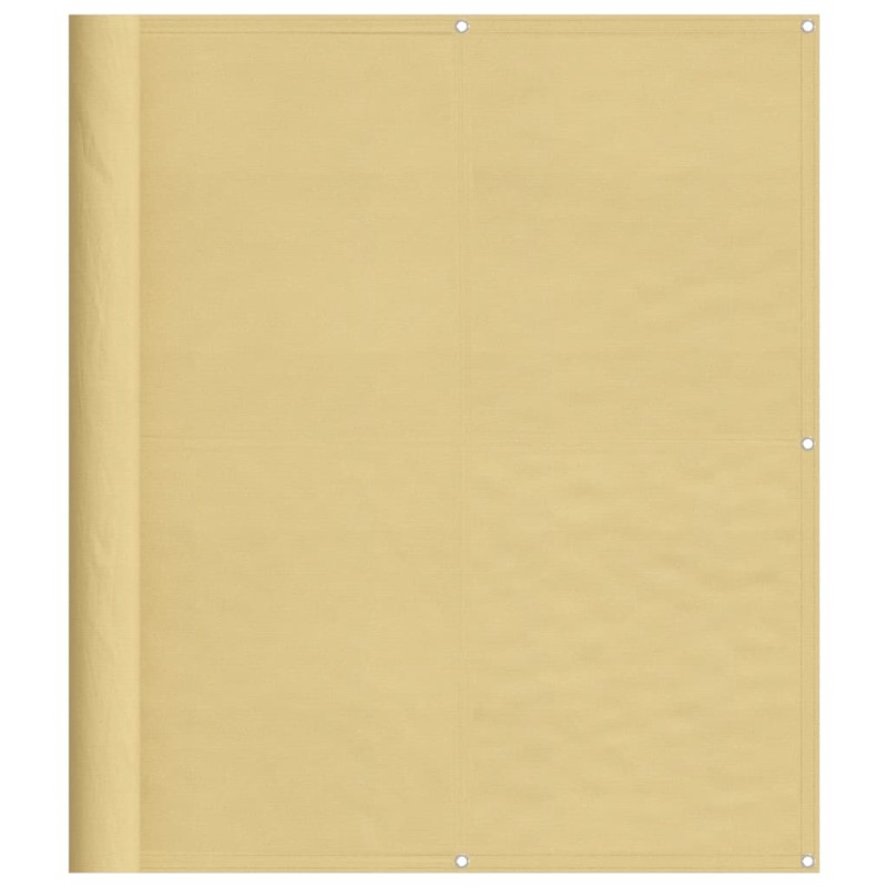 vidaXL Διαχωριστικό Βεράντας Άμμου 120x400εκ 100% Πολ. Ύφασμα Oxford