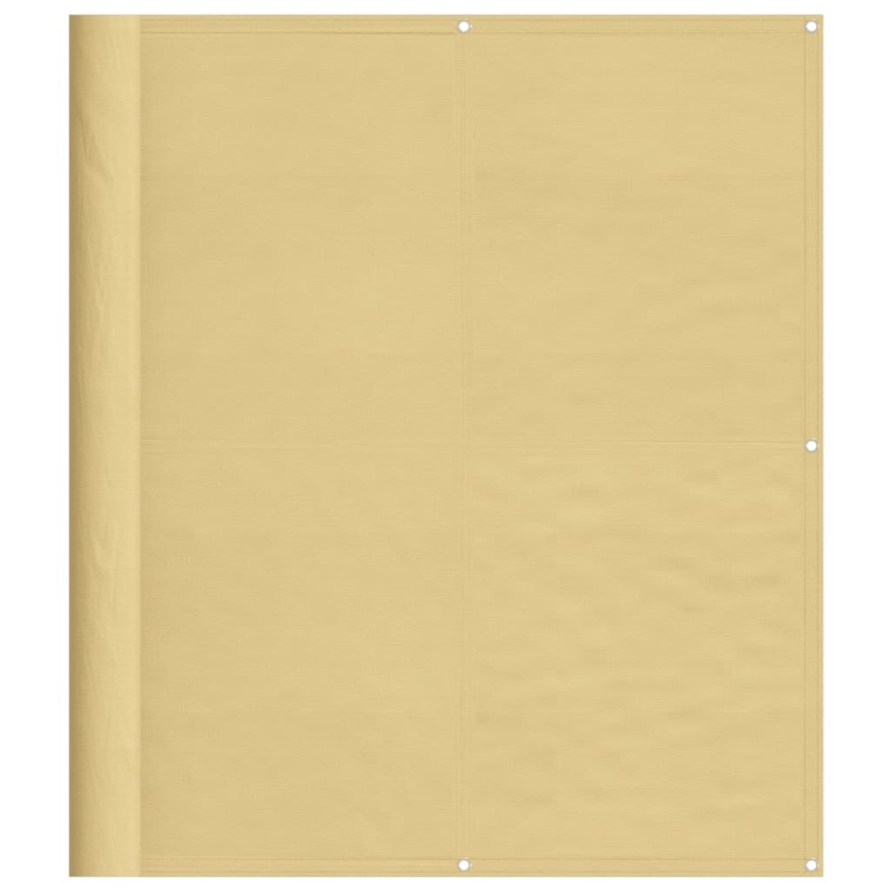 vidaXL Διαχωριστικό Βεράντας Άμμου 120x600εκ 100% Πολ. Ύφασμα Oxford