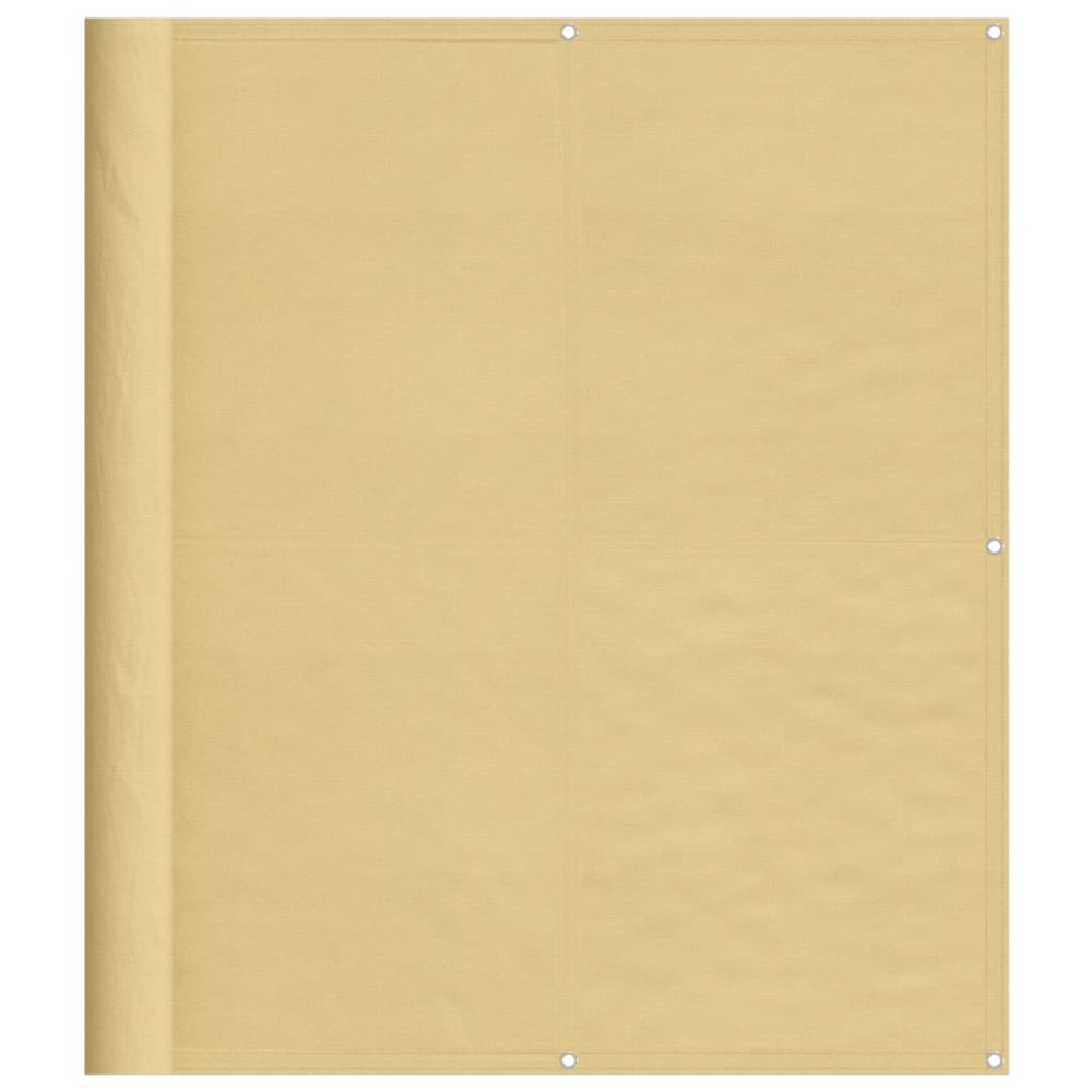 vidaXL Διαχωριστικό Βεράντας Άμμου 120x800εκ 100% Πολ. Ύφασμα Oxford