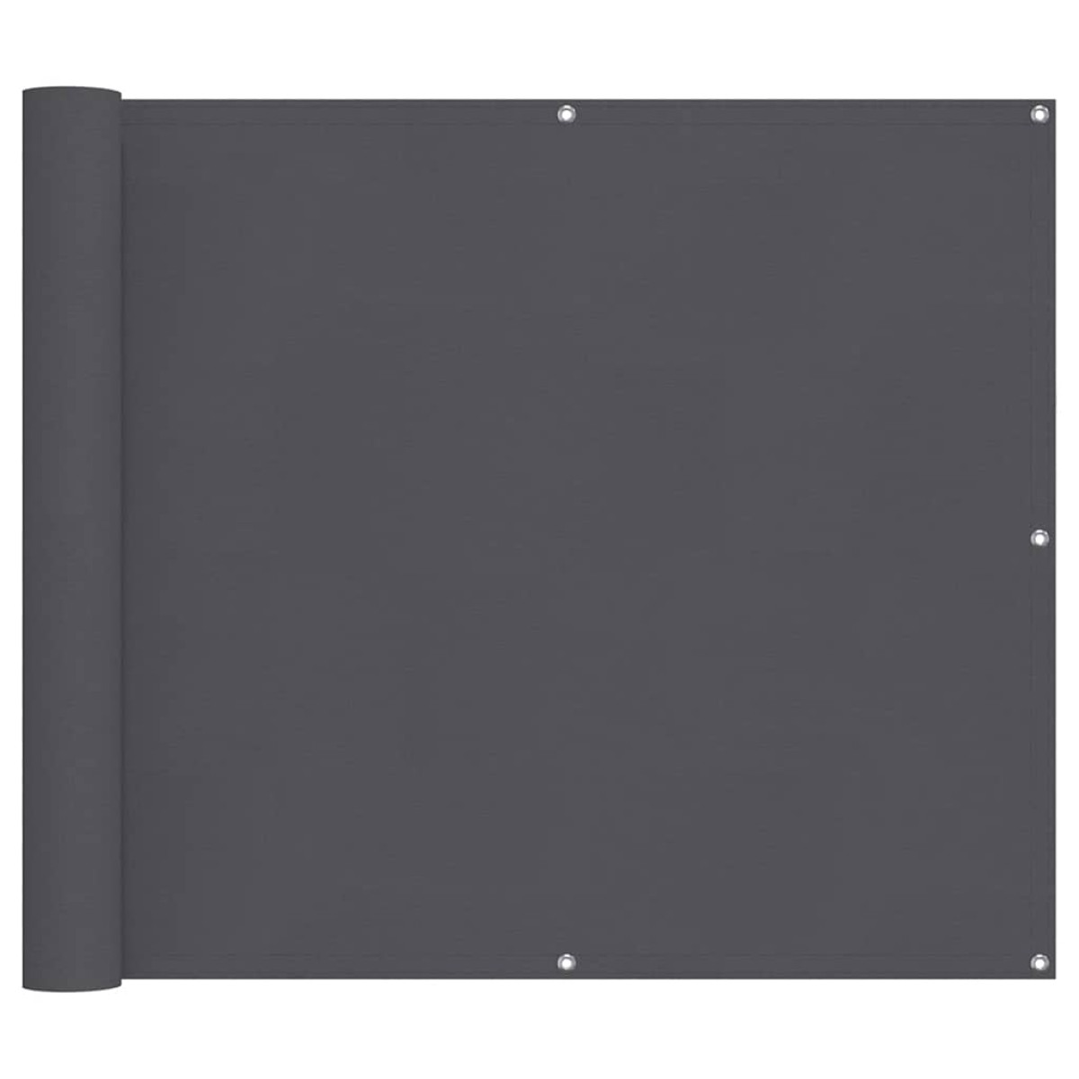 vidaXL Διαχωριστικό Βεράντας Ανθρακί 90x700εκ 100% Πολ. Ύφασμα Oxford