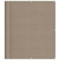 vidaXL Διαχωριστικό Βεράντας Taupe 120x700εκ 100% Πολ. Ύφασμα Oxford